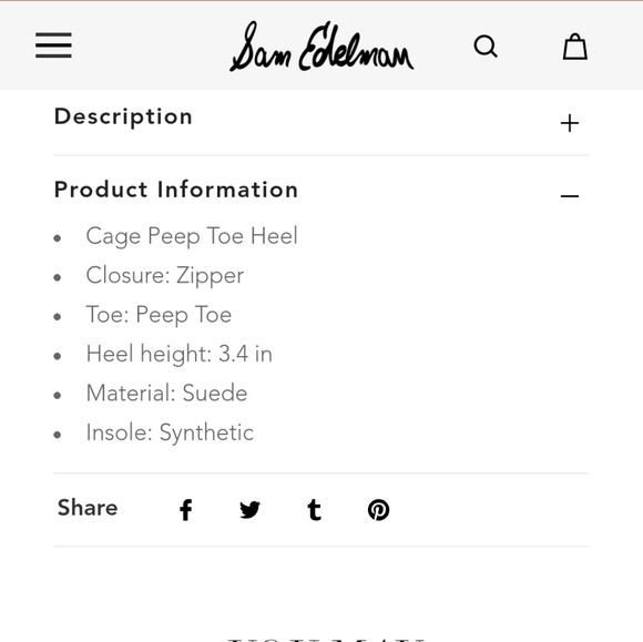 Sam Edelman Yeager peep toe suede booties - Picture 7 of 7